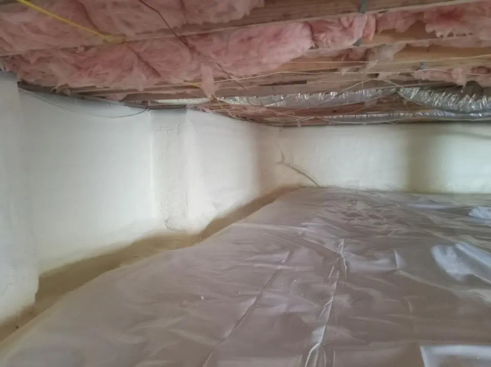 Crawl space encapsulation with closed-cell spray foam for Metal Roof Coating in Deerpark
